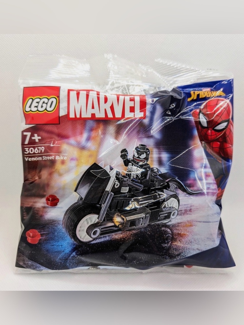 Marvel Black Venom Motorcycle Minifigure Playset